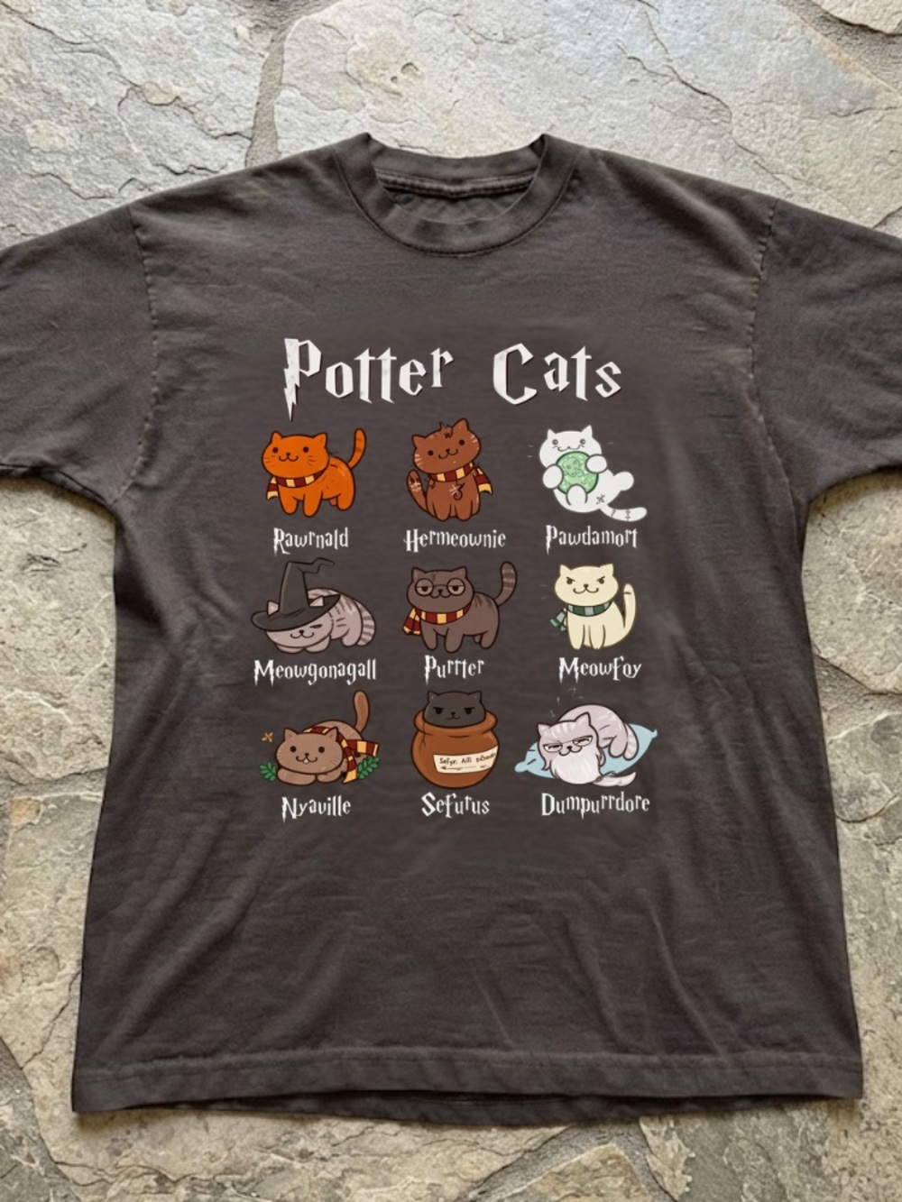 Potter Cats Harry Potter Parody Cute Magic Kittens T-Shirt